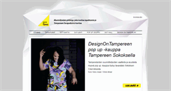 Desktop Screenshot of designontampere.com